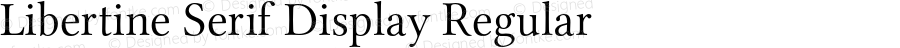 Libertine Serif Display