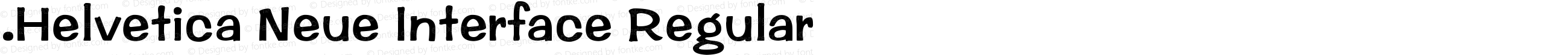 .Helvetica Neue Interface Regular