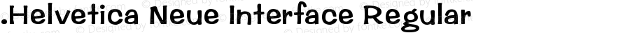 .Helvetica Neue Interface Regular