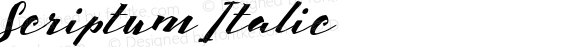 Scriptum Italic