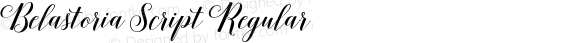 Belastoria Script Regular