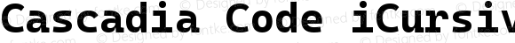 Cascadia Code iCursive Cg Bold