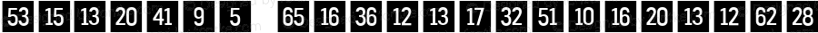 Fyra W95 Numeric Square Closed