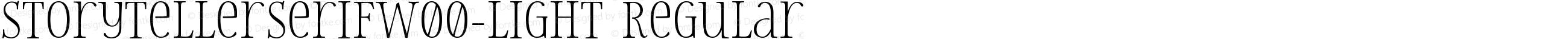 Storyteller Serif W00 Light