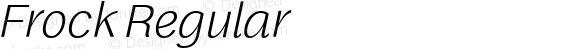 Frock Light Italic