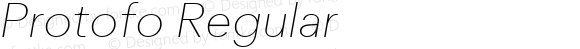 Protofo Thin Italic