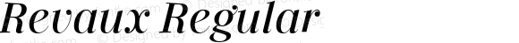 Revaux SemiBold Italic