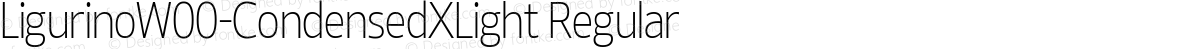 LigurinoW00-CondensedXLight Regular