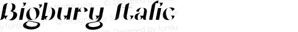 Bigbury Italic