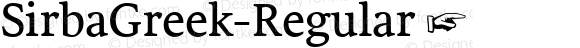 ☞SirbaGreek-Regular