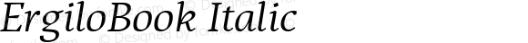 ErgiloBook Italic