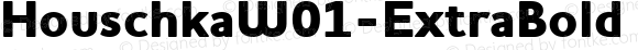 HouschkaW01-ExtraBold Regular