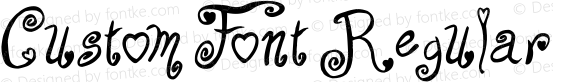 Custom Font Regular
