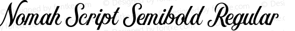 Nomah Script Semibold Regular