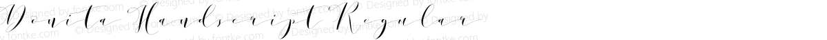 Donita Handscript Regular