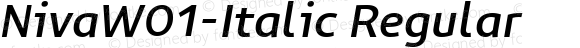 Niva W01 Italic