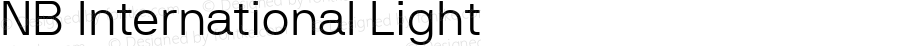 NB International Light Webfont