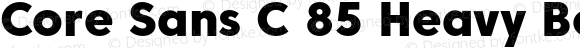 Core Sans C 85 Heavy Bold