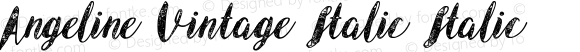 Angeline Vintage Italic Italic Unknown