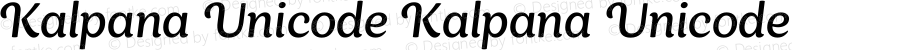 Kalpana Unicode Kalpana Unicode