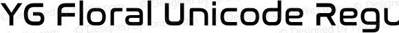 YG Floral Unicode Regular