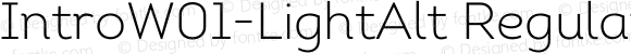 IntroW01-LightAlt Regular