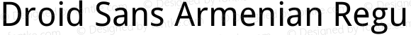 Droid Sans Armenian Regular