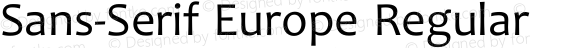 Sans-Serif Europe Regular