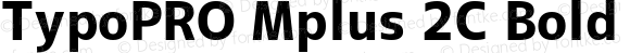 TypoPRO Mplus 2C Bold