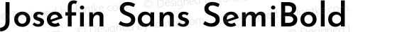 Josefin Sans SemiBold