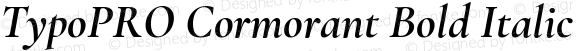 TypoPRO Cormorant Bold Italic