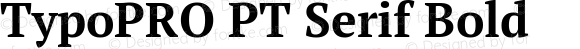 TypoPRO PT Serif Bold