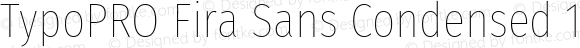 TypoPRO Fira Sans Condensed Thin