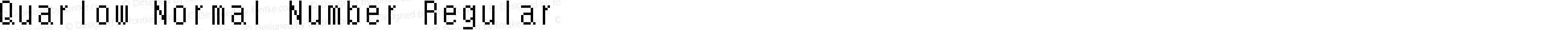 Quarlow Normal Number Regular