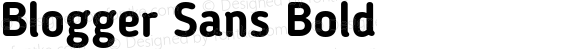 Blogger Sans Bold