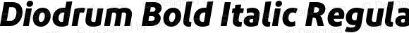 Diodrum Bold Italic Regular