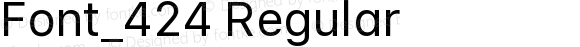 Font_424 Regular