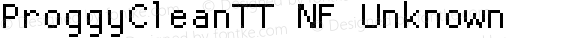 ProggyCleanTT Nerd Font Plus Octicons Windows Compatible