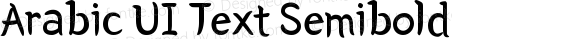 Arabic UI Text Semibold