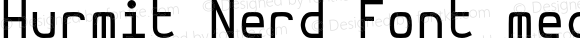 Hurmit Nerd Font medium