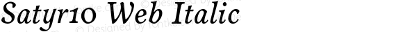 Satyr10 Web Italic