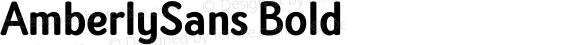 AmberlySans Bold Version 1.000;PS 001.000;hotconv 1.0.88;makeotf.lib2.5.64775