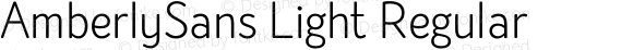 AmberlySans Light Regular Version 1.000;PS 001.000;hotconv 1.0.88;makeotf.lib2.5.64775