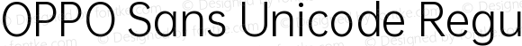 OPPO Sans Unicode Regular