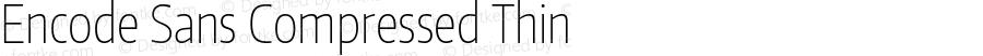 Encode Sans Compressed Thin