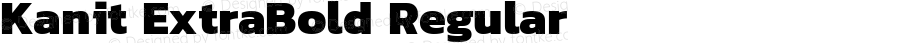 Kanit ExtraBold Regular