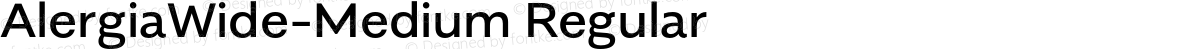 AlergiaWide-Medium Regular