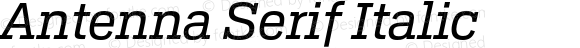 Antenna Serif Italic