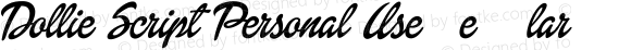 Dollie Script Personal Use Regular