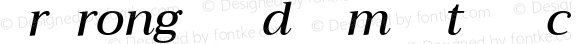 Trirong Medium Italic